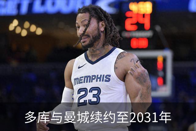 多库与曼城续约至2031年